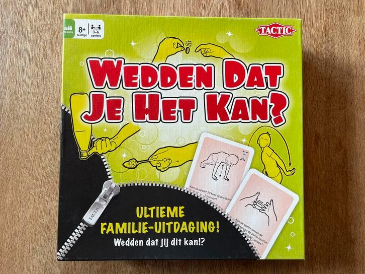Wedden dat je het kan, Hobby en Vrije tijd, Gezelschapsspellen | Kaartspellen, Zo goed als nieuw, Ophalen