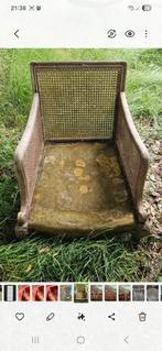 Oude zetel geweven details, Huis en Inrichting, Ophalen, Gebruikt, 75 tot 100 cm, 75 tot 100 cm