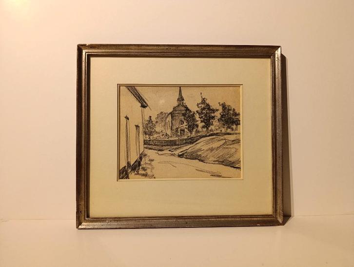 DELAUNOIS Alfred (1875-1941) Croquis original au crayon, Antiquités & Art, Art | Eaux-fortes & Gravures, Enlèvement ou Envoi