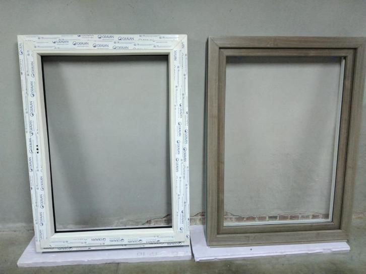 pvc ramen, Doe-het-zelf en Bouw, Glas en Ramen, Nieuw, Gevelraam of Ruit, Dubbelglas, Ophalen