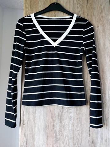 Pull longues manches rayé, Neuf, Taille 36 (S), Enlèvement, SHEIN
