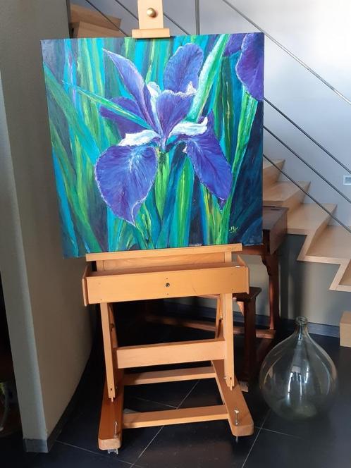 Moderne schilderij "IRIS", Antiek en Kunst, Kunst | Schilderijen | Modern, Ophalen