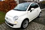 FIAT 500 1.2 BENZINE | AUTOMATIC | PANO AIRCO | GARANTIE, Auto's, Automaat, Wit, Leder, Parkeersensor