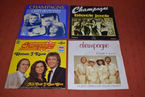 45t's Nederlandse rockband "champagne", Cd's en Dvd's, Vinyl | Pop, Zo goed als nieuw, Overige formaten, Ophalen of Verzenden