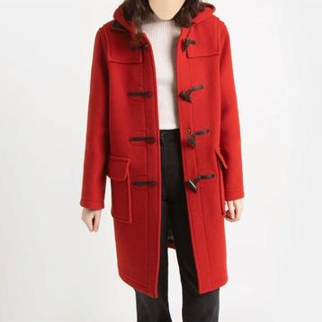 Originele Gloverall Duffle Coat Rood beschikbaar voor biedingen