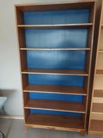 boekenkast robuust eiken planken, Huis en Inrichting, Kasten | Boekenkasten, Ophalen, Met plank(en), Vintage modern jaren 60, 50 tot 100 cm