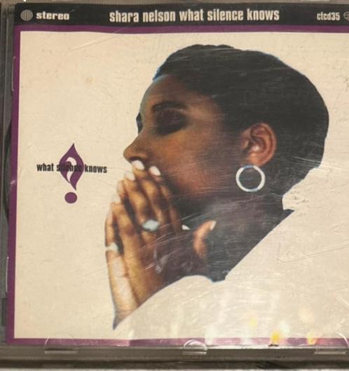 Cd Shara Nelson ‘What silence knows’, Cd's en Dvd's, Cd's | R&B en Soul, Gebruikt, Ophalen of Verzenden