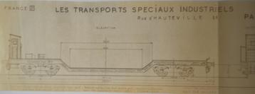 Plans wagons SNCF