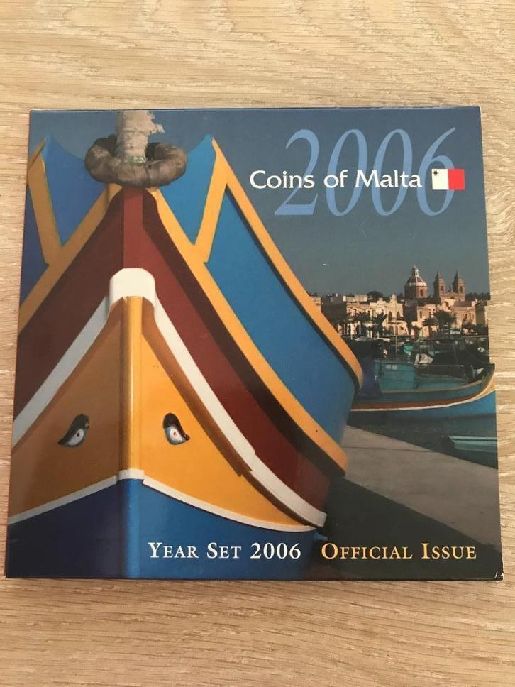 Coffret Malte 2006 - Émission officielle, Timbres & Monnaies, Monnaies | Europe | Monnaies euro, Série, Autres valeurs, Malte