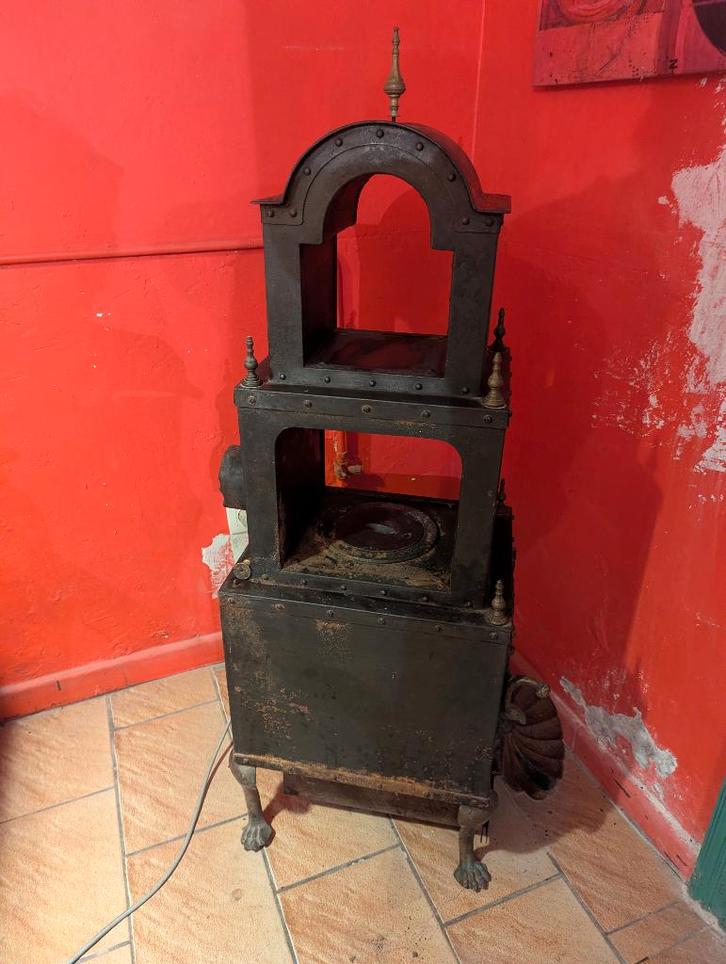 Petit poêle à bois décoratif époque Napoléon III, Maison & Meubles, Maison & Meubles | Autre, Utilisé, Enlèvement