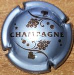 Champagnecapsule VIGNERONS blauwachtig zilver & zwart nr766, Nieuw, Frankrijk, Ophalen of Verzenden, Champagne