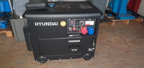 GENERATOR HYUNDAI HHDD85 & Diesel aggergaat Build Worker, Doe-het-zelf en Bouw, Aggregaten, Nieuw, Dieselolie, 5 tot 10 kVA, Elektrisch startend