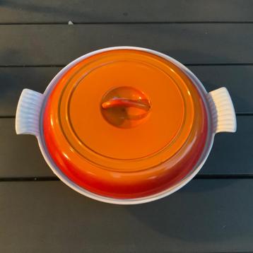 Echte vintage geëmailleerde gietijzeren braadpan  beschikbaar voor biedingen