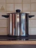 SITRAM - INOX - hoge kookpot met deksel, Huis en Inrichting, Keuken | Potten en Pannen, Inox, Pot, Bus of Blik, Ophalen of Verzenden