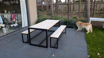 Tuinset - tuintafel incl banken disponible aux enchères