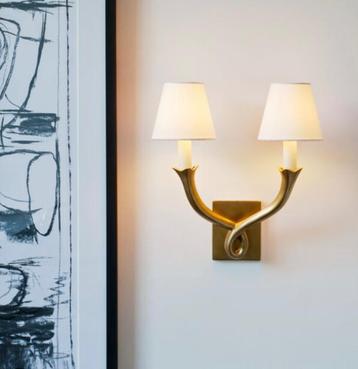 Paire d'appliques murales Holt Knot de Vaughan Designs (sans, Enlèvement, Utilisé, Autres matériaux, Traditioneel en modern