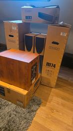 Surround set van Denon met Mission speakers en JM-Lab sub, Audio, Tv en Foto, Luidsprekerboxen, Subwoofer, Zo goed als nieuw, 120 watt of meer