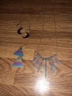 Titanium ketting en oorbellen, Ophalen of Verzenden, Zo goed als nieuw