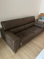 Lederen 3zit zetel +2 relaxzetels, Huis en Inrichting, Ophalen, Modern leder, Zo goed als nieuw, Rechte bank