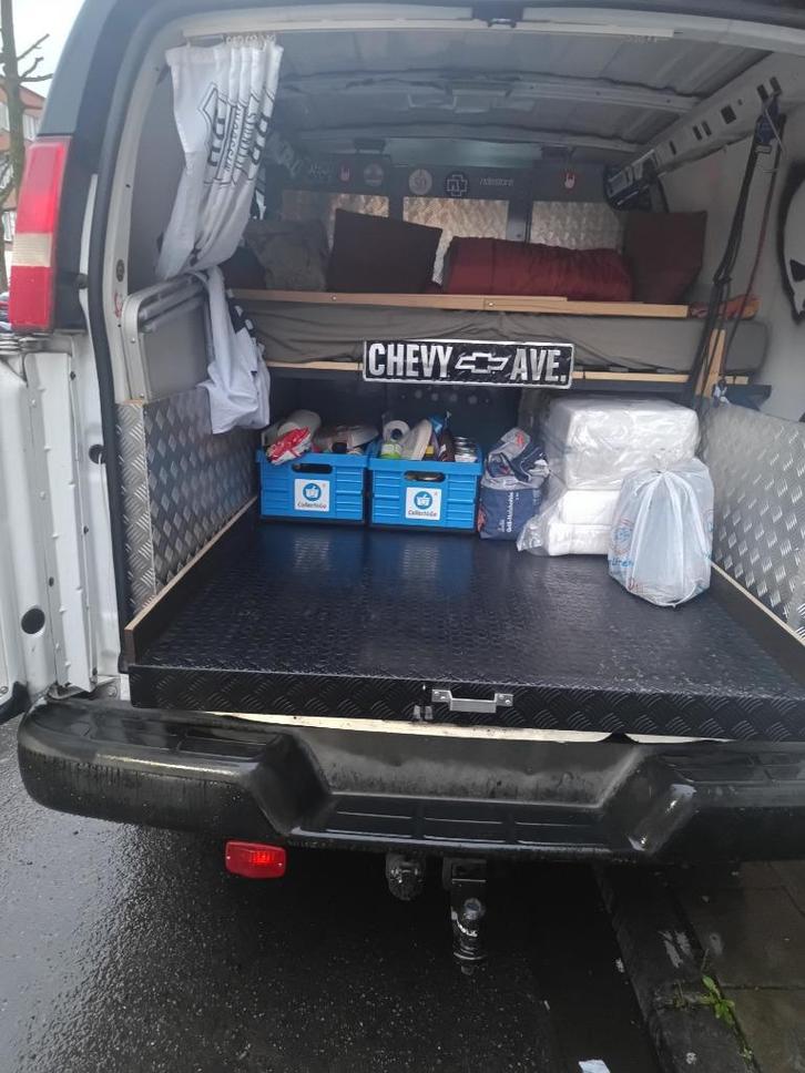 Chevrolet Express, Auto's, Chevrolet, Bedrijf, Overige modellen, Achteruitrijcamera, Android Auto, Bluetooth, Lederen bekleding
