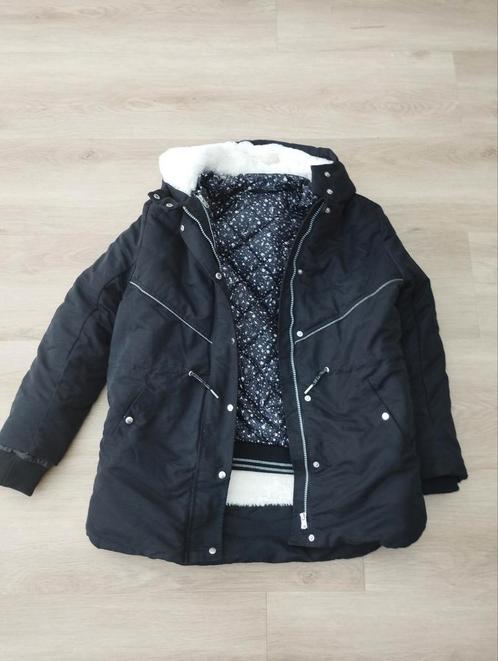 Dubbele winterjas Ikks maat 14j - 158, Kinderen en Baby's, Kinderkleding | Maat 158, Zo goed als nieuw, Ophalen of Verzenden