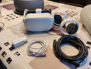 Meta Quest 2 256gb + box + link cable beschikbaar voor biedingen