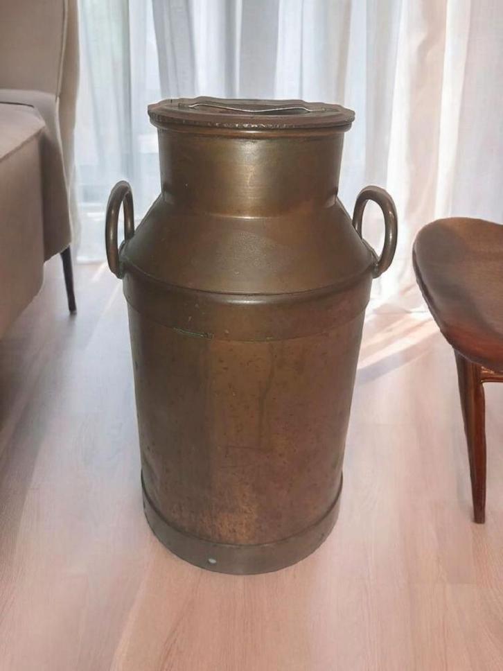 Grote geweise melkbus in zeer mooie staat, Antiek en Kunst, Antiek | Brons en Koper, Ophalen of Verzenden