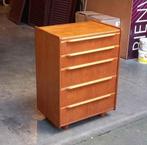 Meuble vintage Cees Braakman pour Pastoe Chêne clair 1960's, Ophalen