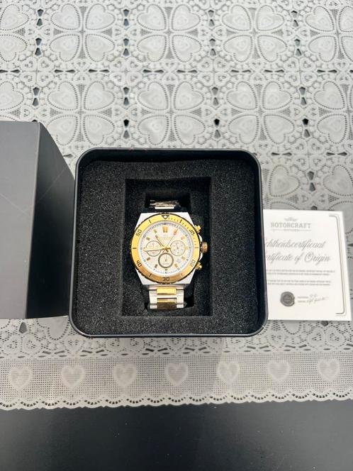 Rotorcraft Robusto RC6602 Chrono nieuwstaat, met certificaat, Handtassen en Accessoires, Horloges | Heren, Nieuw, Polshorloge