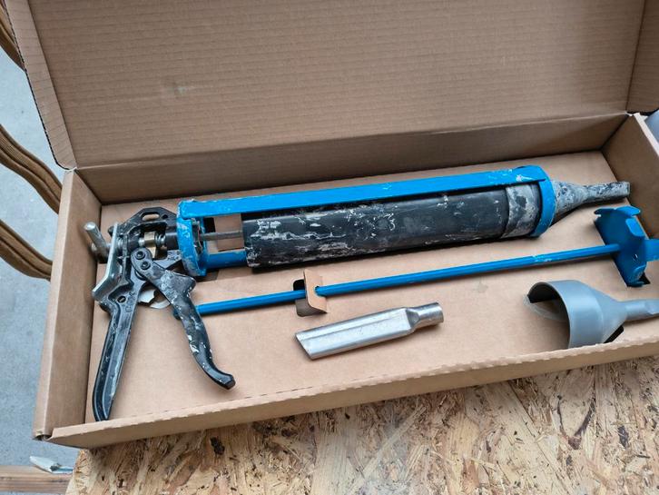 Mortelpistool - 1 keer gebruikt, Bricolage & Construction, Outillage | Outillage à main, Enlèvement ou Envoi