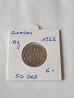 Zweden 50 öre 1928 AG, Ophalen of Verzenden