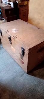 Malle de voyage ancienne, Antiquités & Art, Curiosités & Brocante, Enlèvement