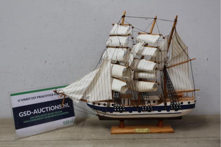 Houten scheepsmodel, Hobby en Vrije tijd, Modelbouw | Boten en Schepen, Gebruikt, Ophalen of Verzenden