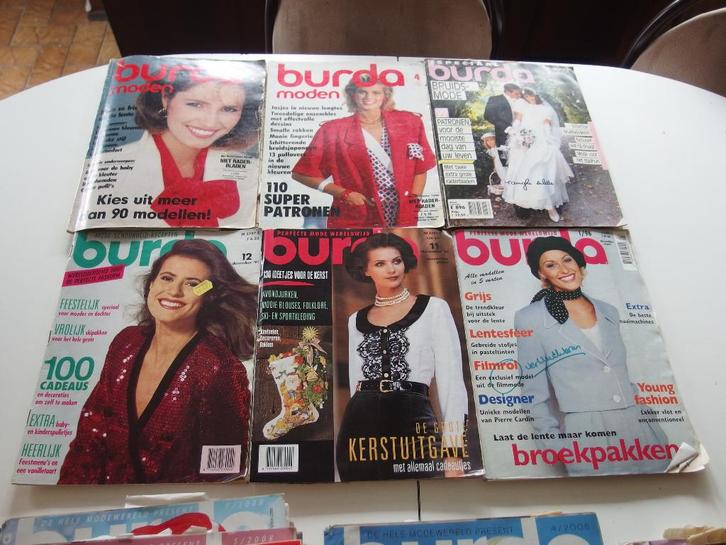 Burda's / Knippie's /Vintage, Hobby & Loisirs créatifs, Patrons de vêtements, Utilisé, Autres types, Femme, Burda, Enlèvement