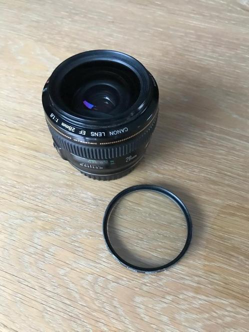 Canon lens EF 28mm 1.8, TV, Hi-fi & Vidéo, Photo | Lentilles & Objectifs, Utilisé, Enlèvement