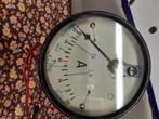 grote vitage Ampere meter opbouw, Ophalen of Verzenden, Gebruikt