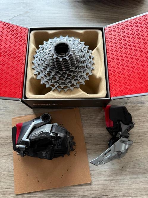 Groupe SRAM Rival AXS (incomplet), Fietsen en Brommers, Fietsonderdelen, Zo goed als nieuw, Racefiets, Derailleur of Ketting, Ophalen