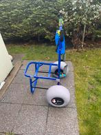 Surf casting vis trolly met dikke ballon wielen, Sports nautiques & Bateaux, Pêche à la ligne | Pêche en mer, Enlèvement, Neuf