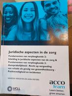 Ann Meyers - Juridische aspecten in de zorg, Boeken, Ophalen, Ann Meyers; Vanessa Verdeyen