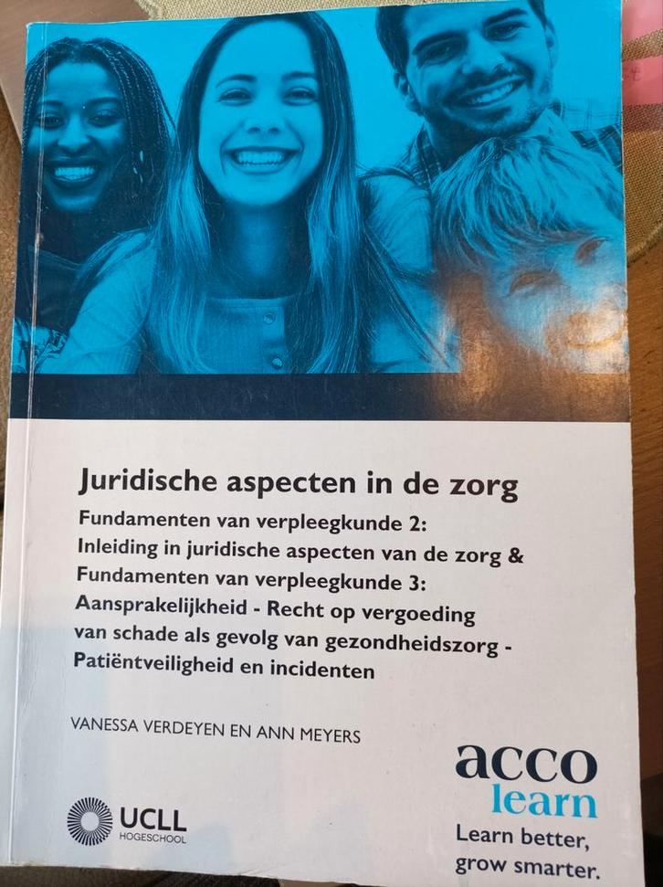 Ann Meyers - Juridische aspecten in de zorg, Boeken, Wetenschap, Ophalen