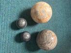 Vintage decoratieve marmer bollen, Ophalen of Verzenden