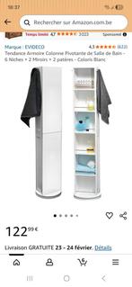 Draaibare spiegel/kast met 6 vakken, Huis en Inrichting, Badkamer | Complete badkamers