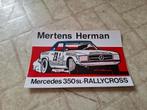 sticker Rallycross, Mercedes Mertens Herman, Verzenden