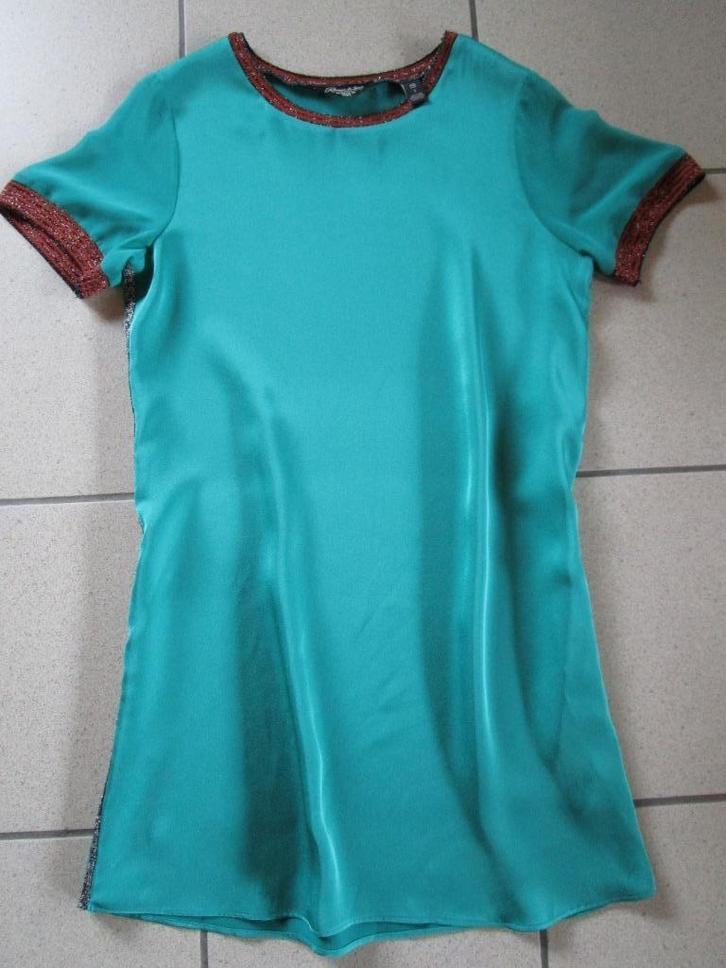Stijlvolle damesjurk SCOTCH & SODA - maat 1 (36/38), Kleding | Dames, Jurken, Zo goed als nieuw, Maat 36 (S), Groen, Knielengte