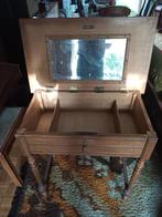 Table coiffeuse ancienne, Huis en Inrichting, Tafels | Kaptafels, Ophalen, Gebruikt, Hout, Minder dan 100 cm