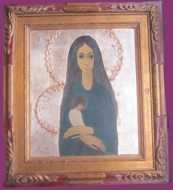 "Moeder en kind" - Jef Wauters (1923 - 2013), Antiquités & Art, Art | Peinture | Classique, Enlèvement