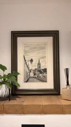 Pentekening Kortrijk, Antiek en Kunst, Kunst | Tekeningen en Fotografie, Ophalen