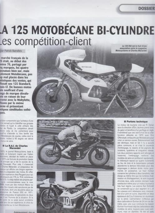 Moto Motobécane 125 RAI wedstrijdcollectie, Boeken, Motoren, Gelezen, Verzenden