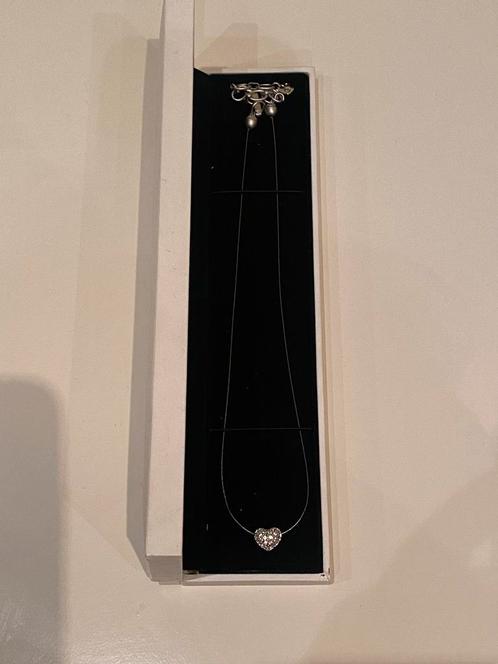 Bijou pendentif Swarovski cœur réversible orblanc années2000, Collections, Swarovski, Neuf