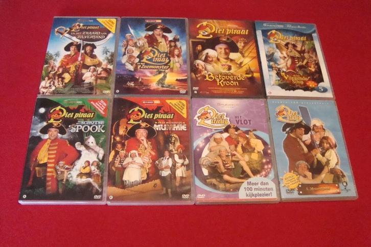 20 dvd's piet piraat, Cd's en Dvd's, Dvd's | Kinderen en Jeugd, Ophalen of Verzenden